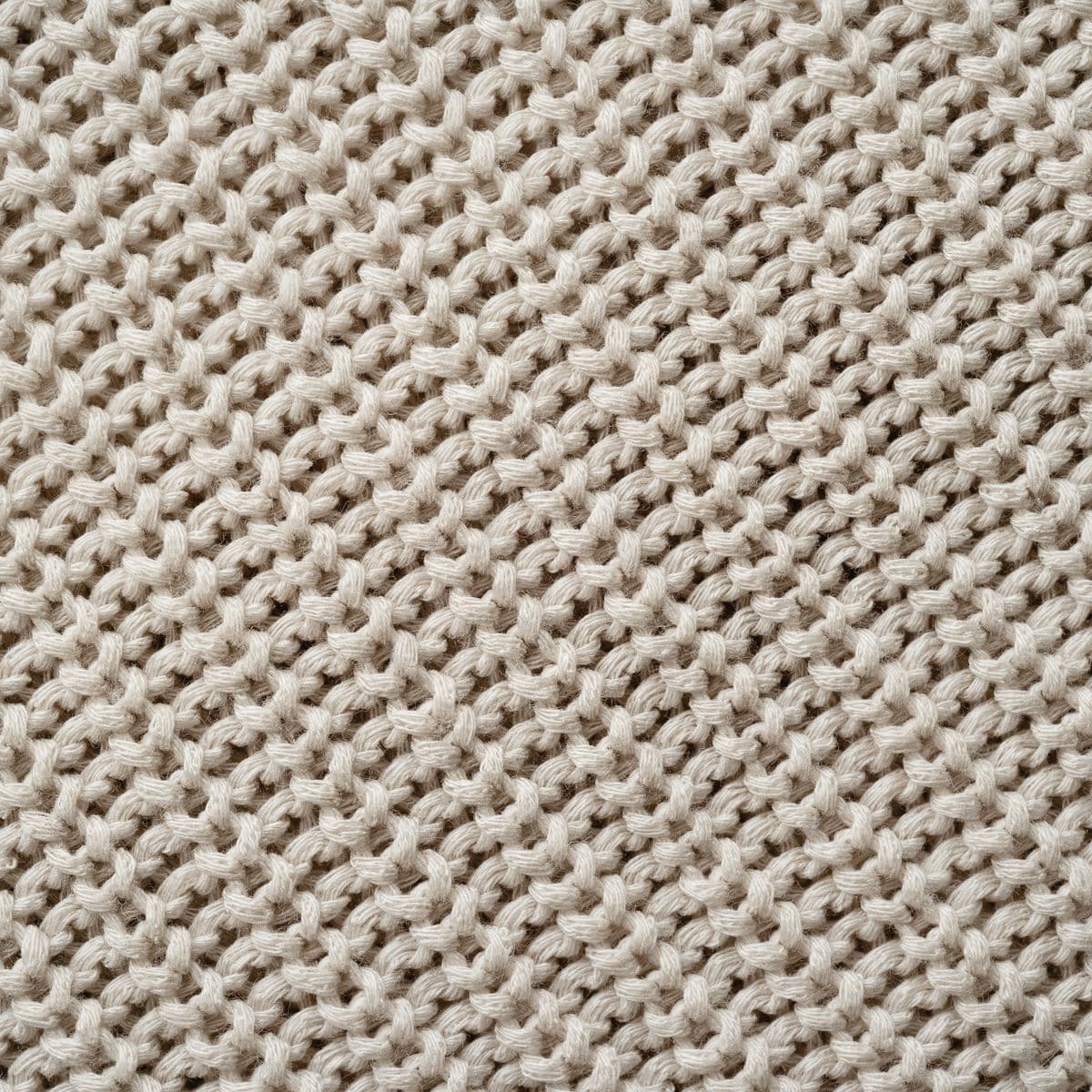 Cream chunky knit fabric texture