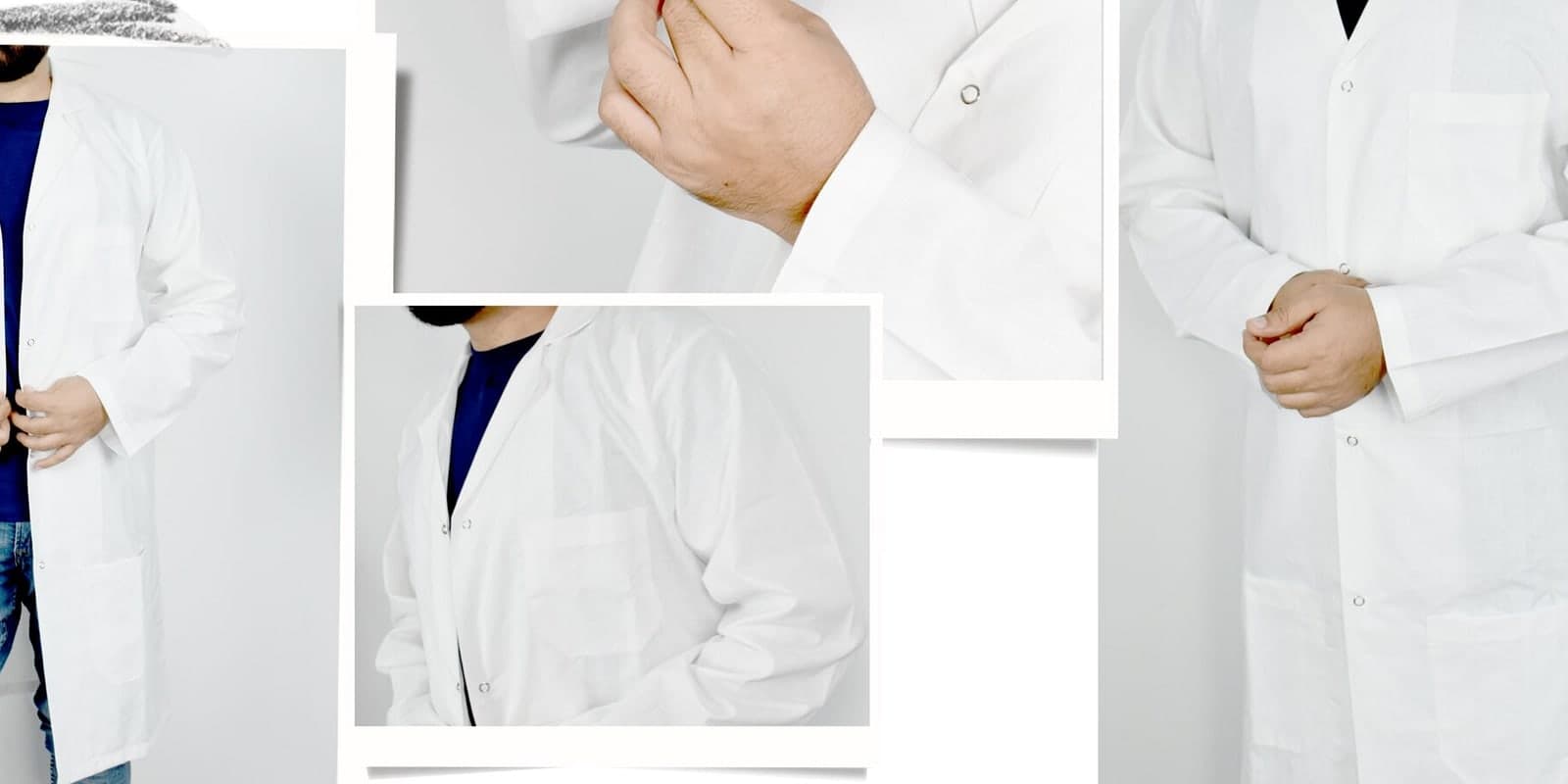 White provider coats