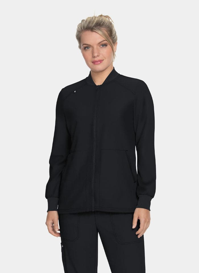 Black scrub jacket