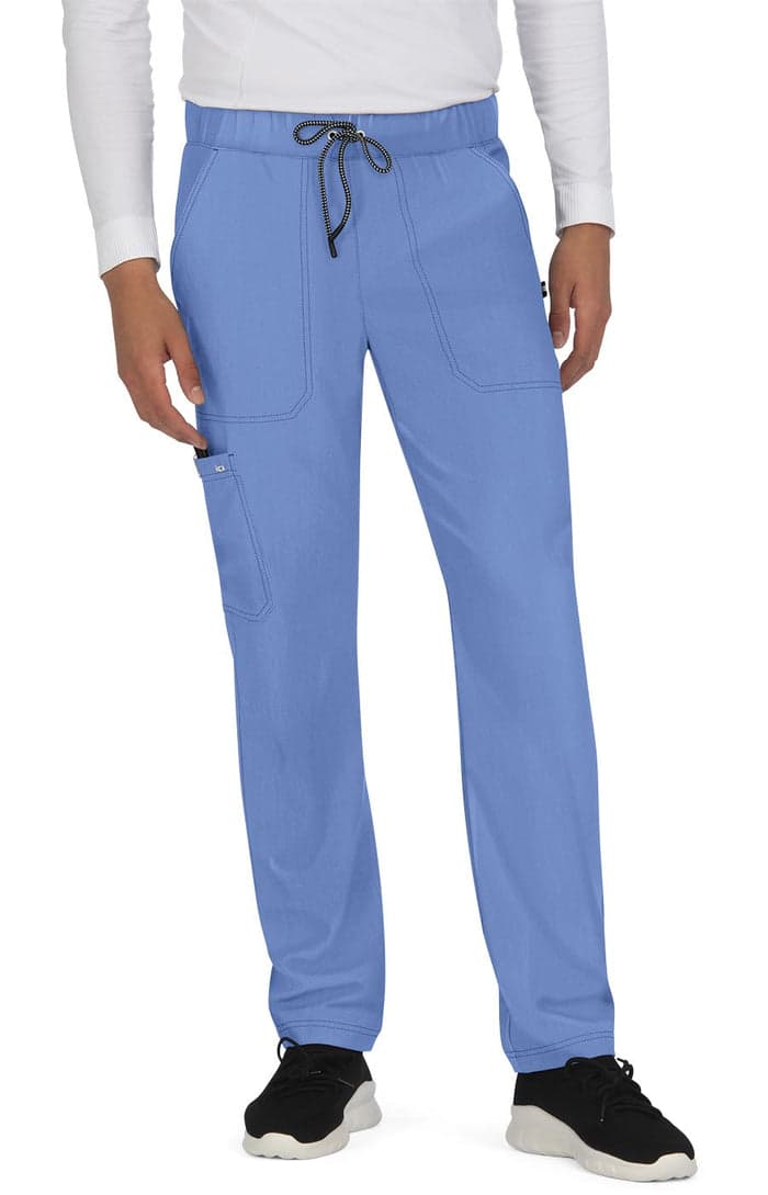Ceil blue scrub trousers