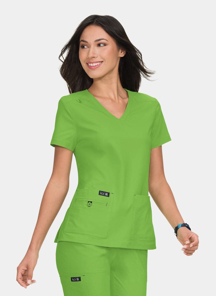 Green tea scrub top