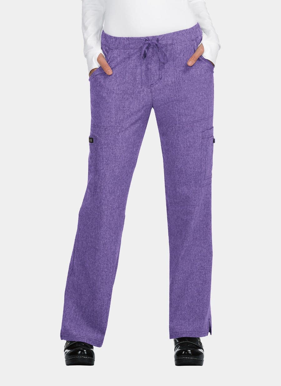 Heather wisteria scrub trousers