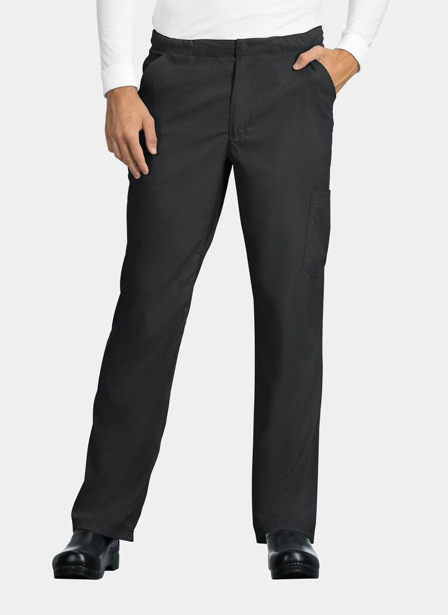 Black men's scrub trousers