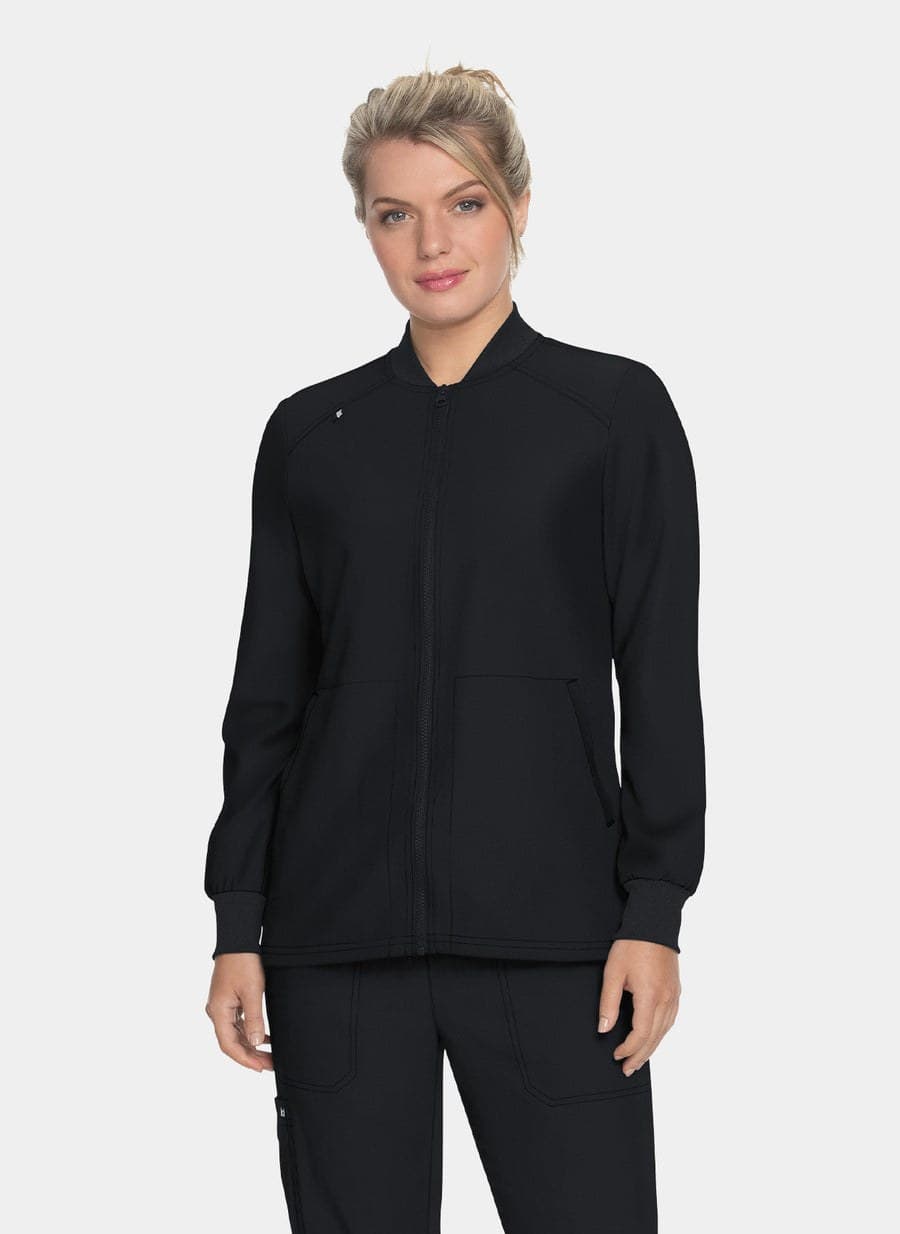 Black scrub jacket