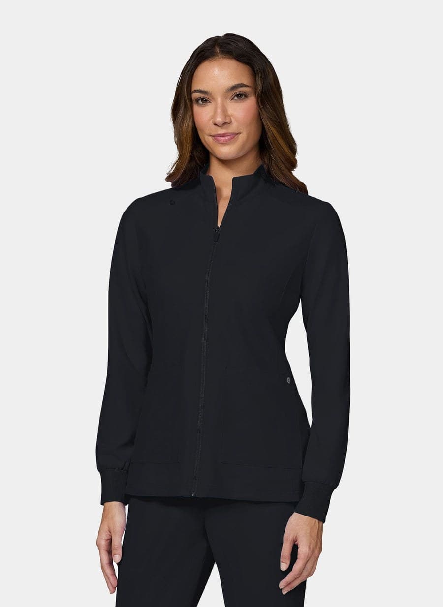 Black scrub jacket