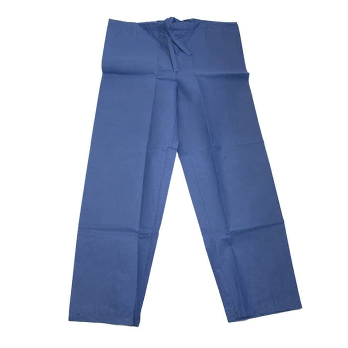 Blue theatre scrub trousers