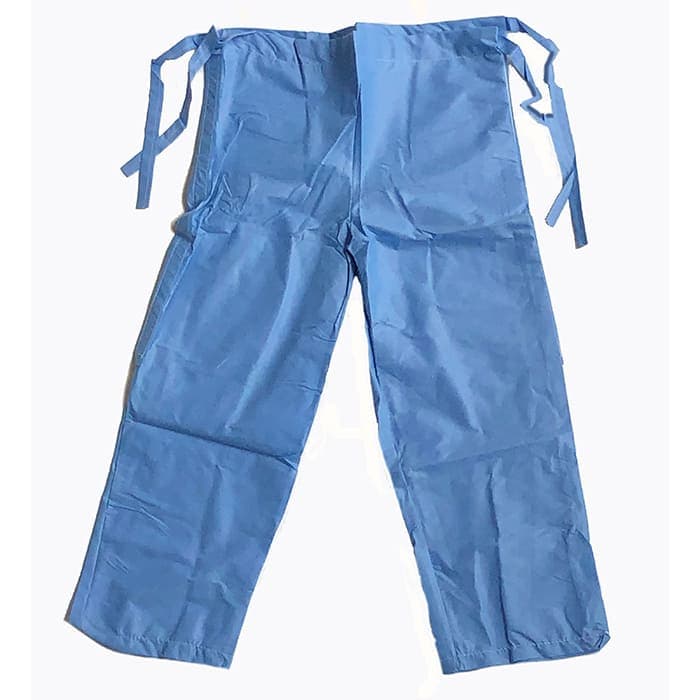 Blue patient theatre trousers