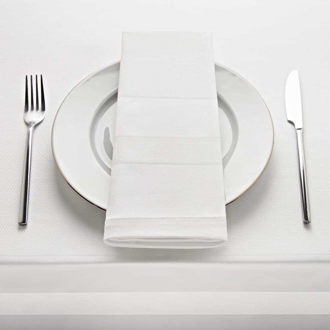 Partridge eye soft white cotton napkin