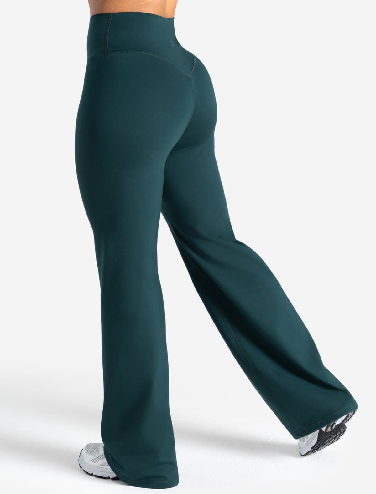 Allure Flared Leggings activewear on a model