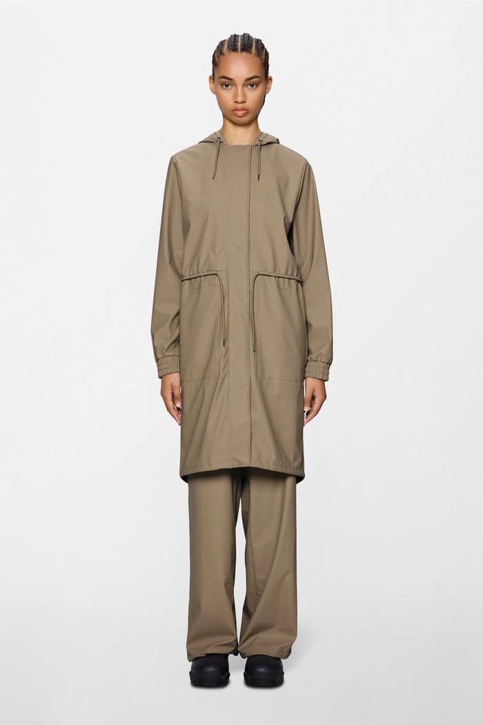 String rain parka