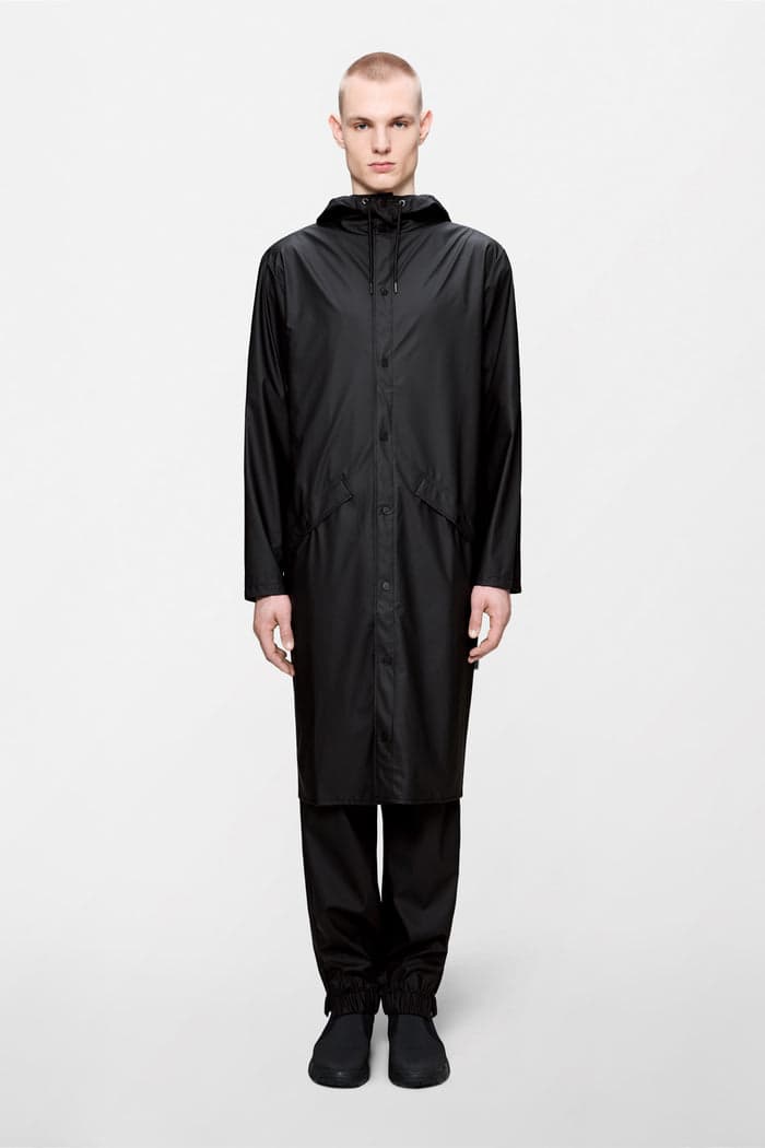Longer rain jacket