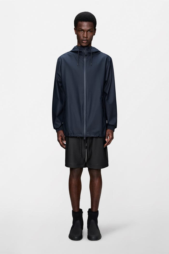 Navy storm breaker windbreaker