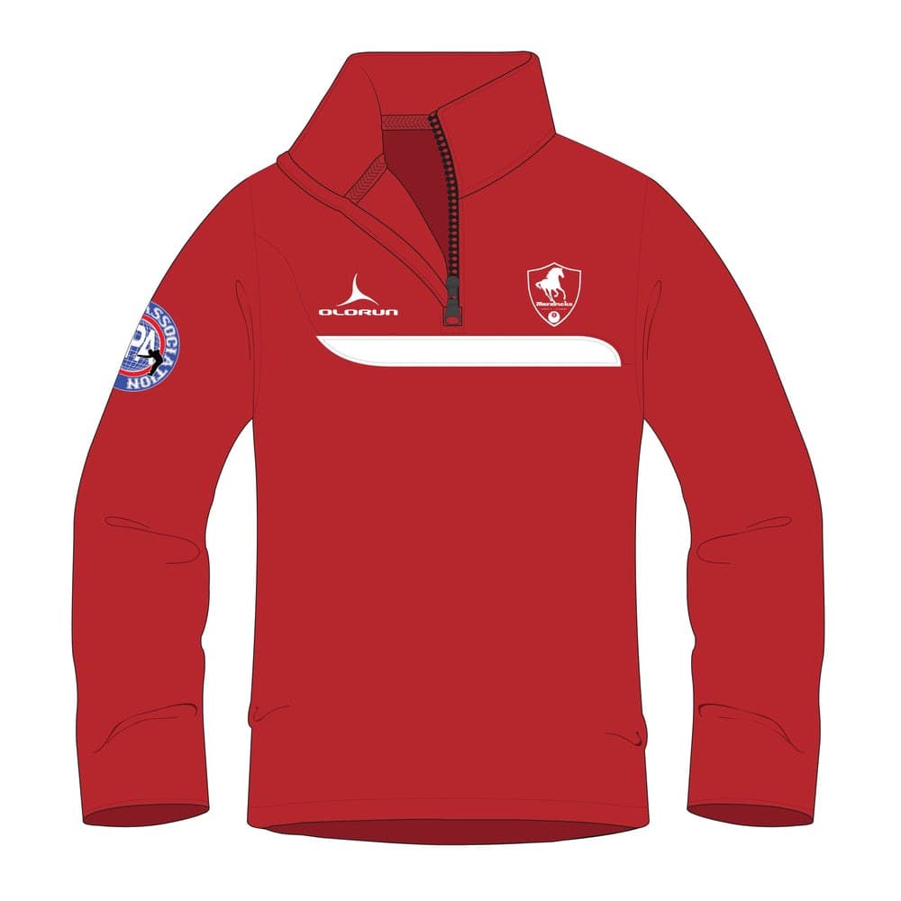 Sublimated quarter-zip team midlayer