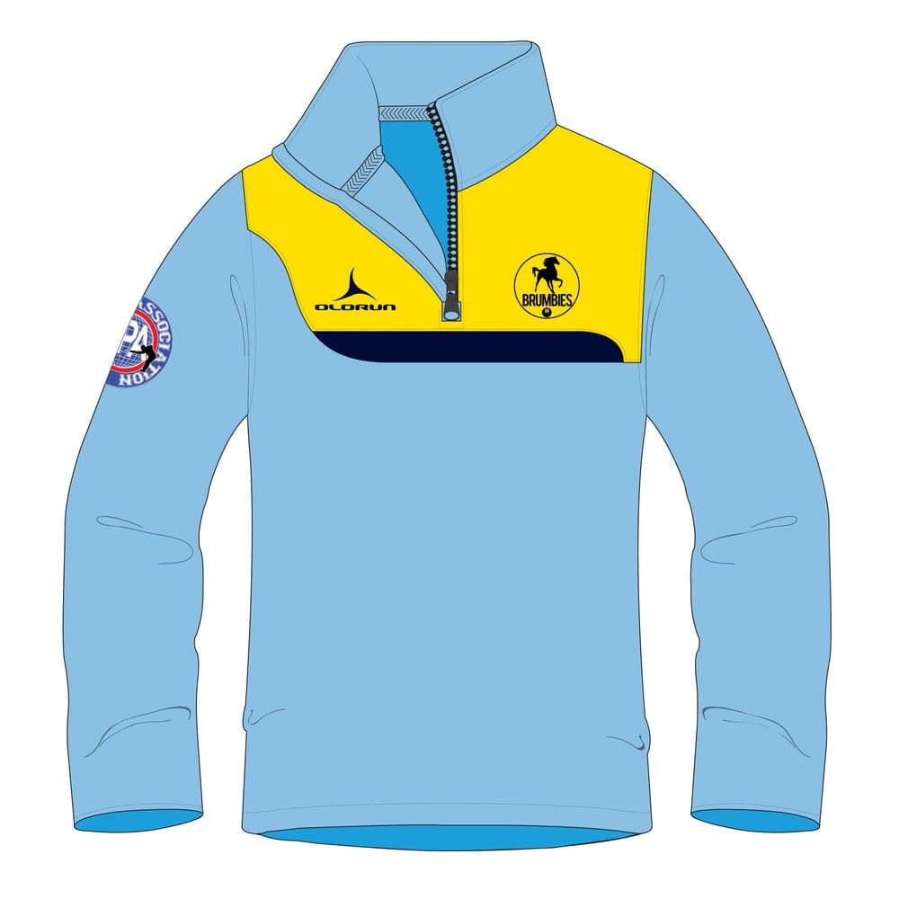 Sublimated quarter-zip team midlayer