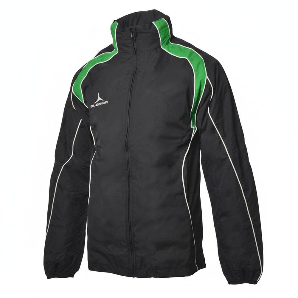 Black and emerald training jacket