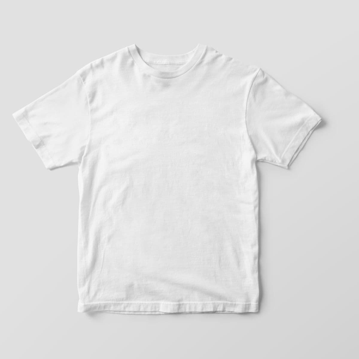 A blank white jersey laid flat