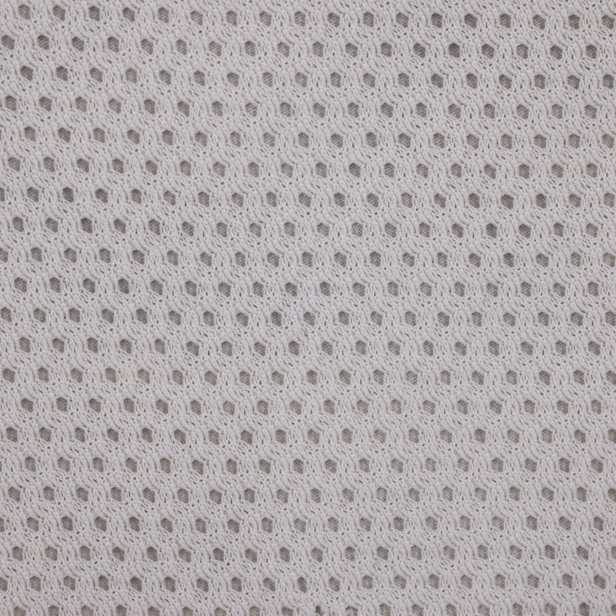 White perforated technical mesh fabric