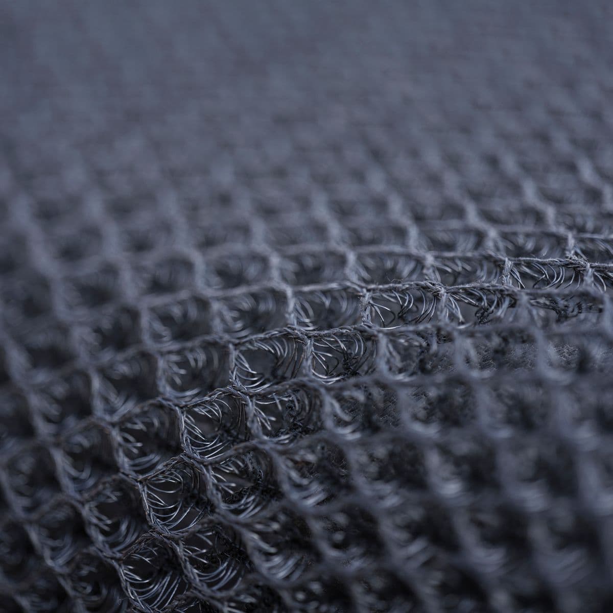 Close detail of a seamless technical knit