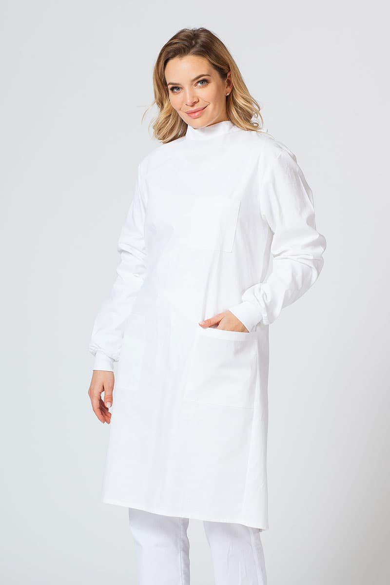 Medical lab coat on model