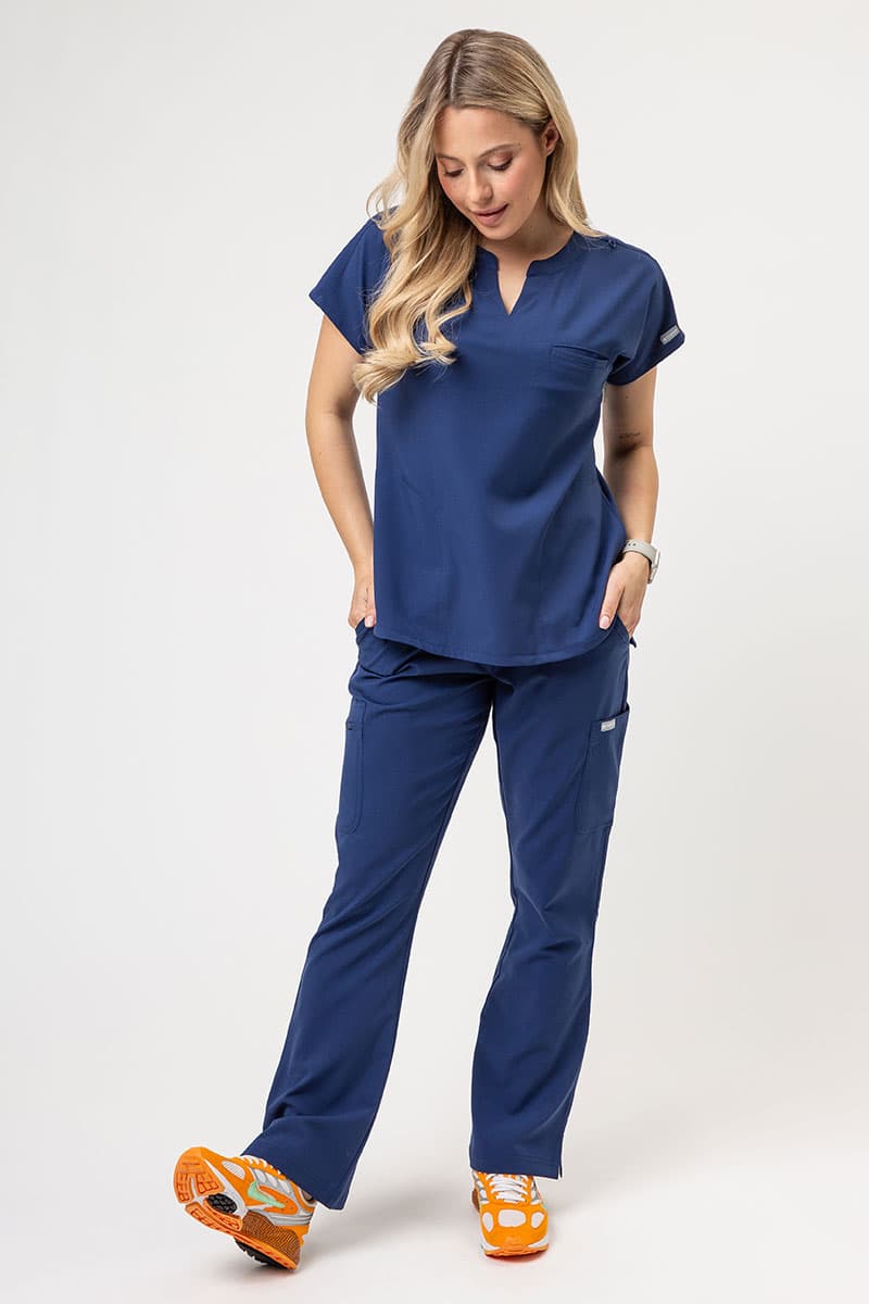 Medical scrub set on model