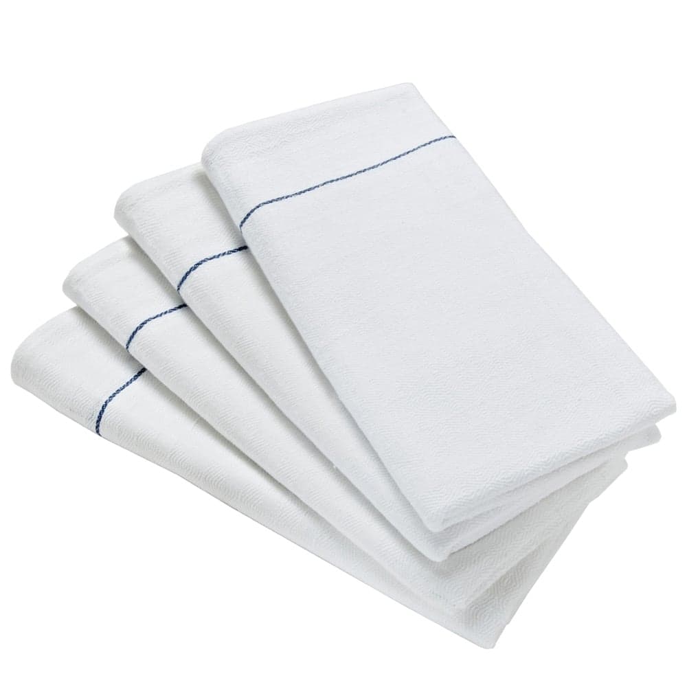 Plain white waiters cloth