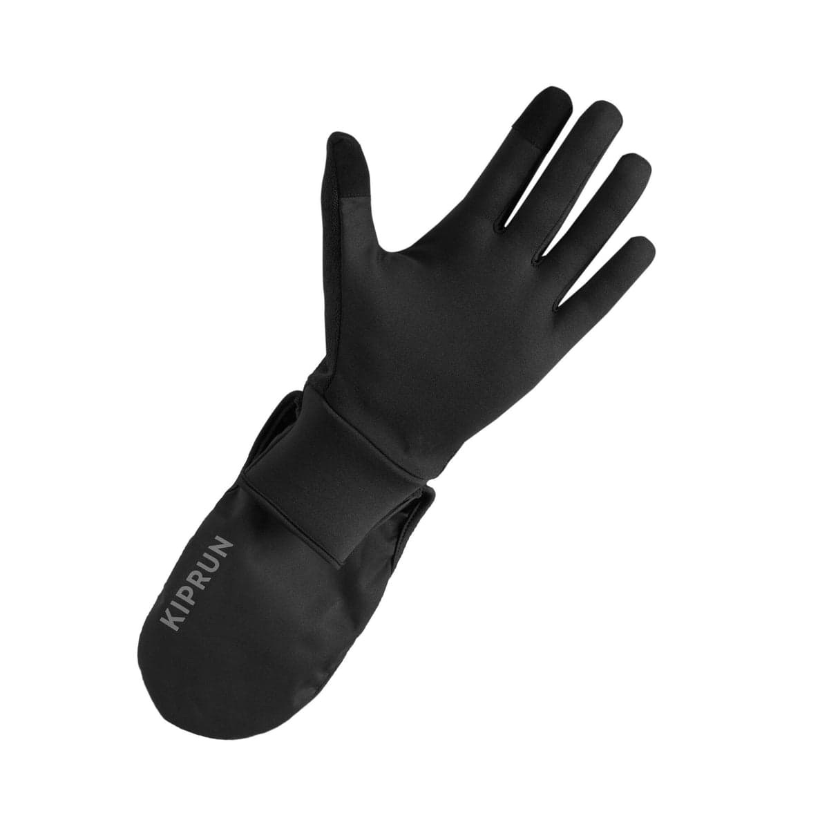 A black convertible running glove