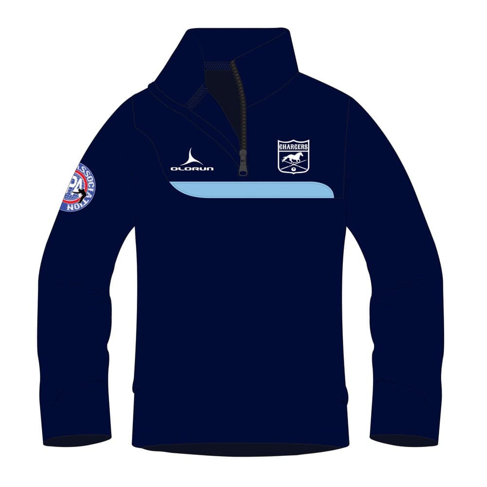 Sublimated quarter-zip team midlayer